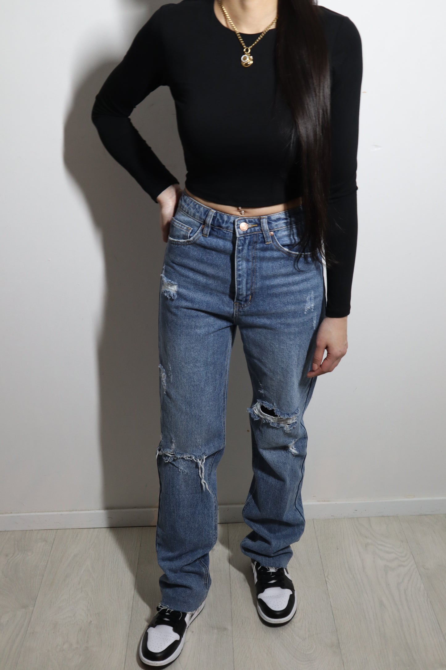 Leela Top – Schwarz