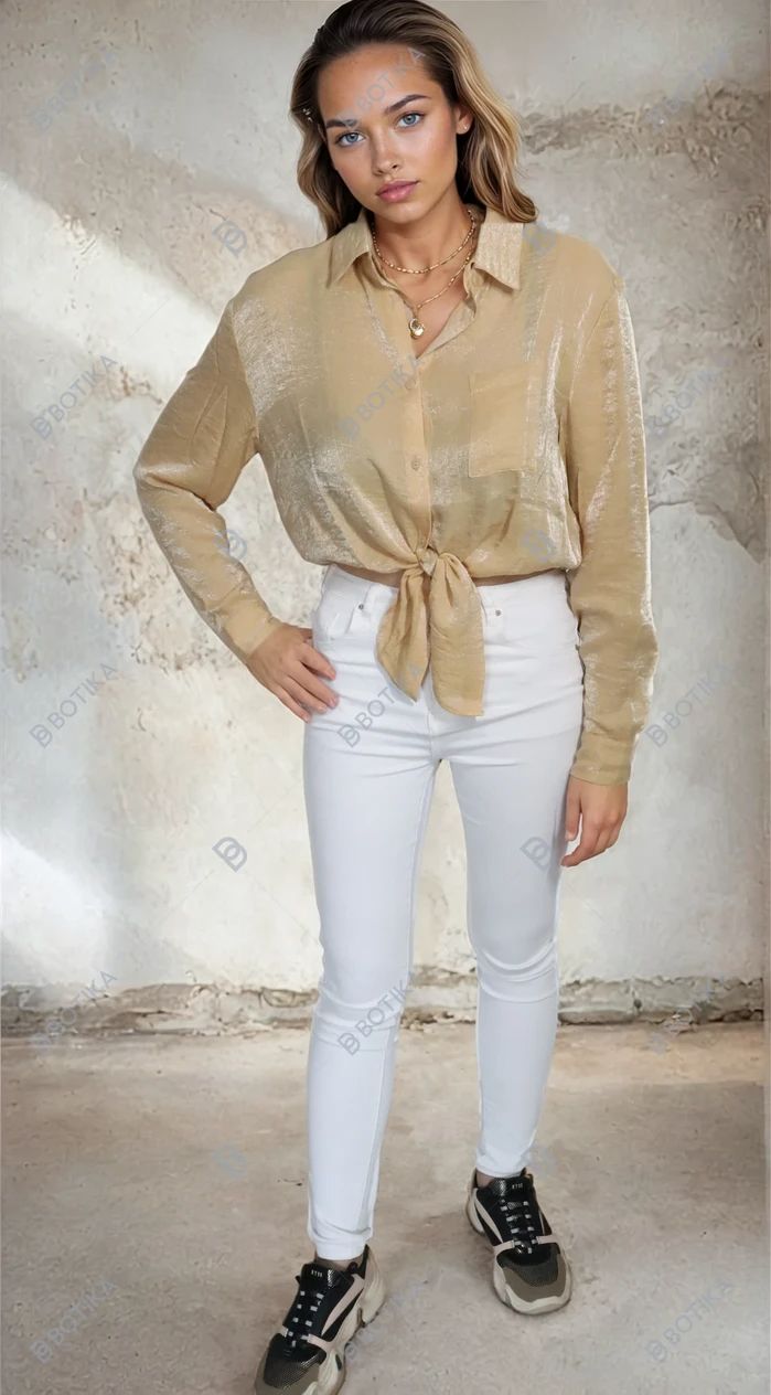Blouse-Gold