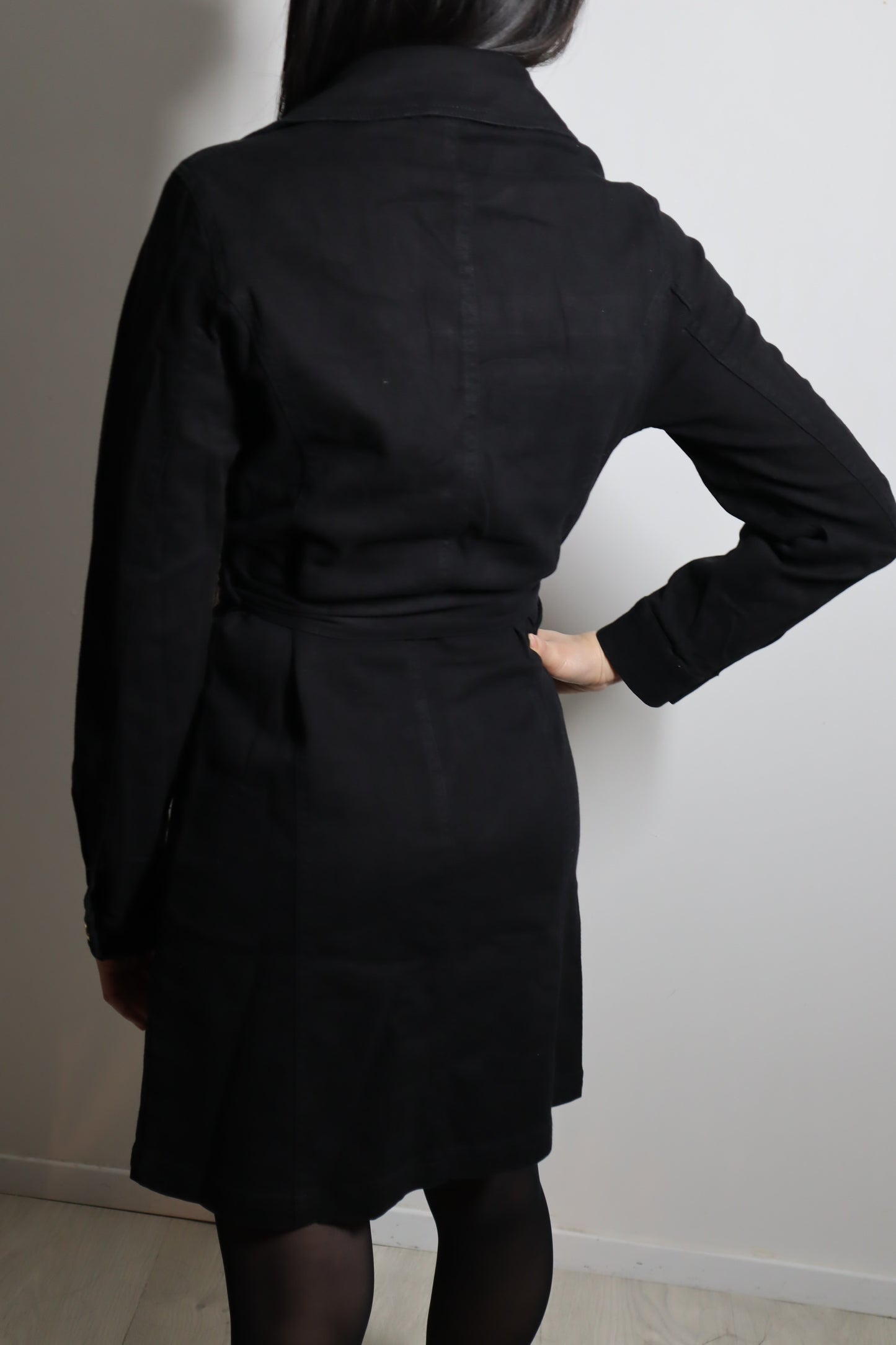 Orochimaru Kleid Denim-Schwarz