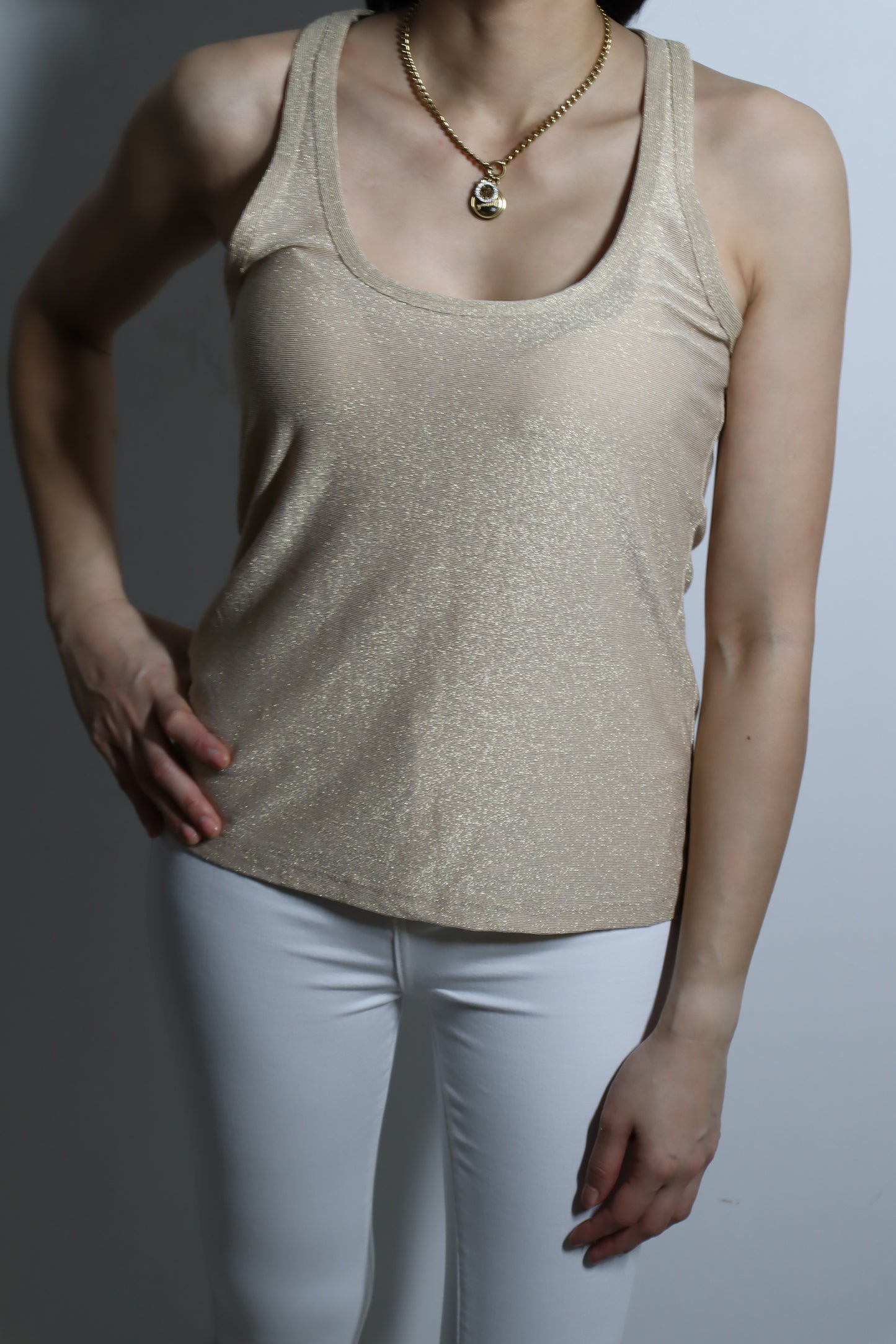 Glitter Top-Goud