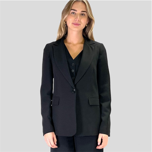 Joss Amsterdam Zwarte Blazer – Luxe Dames Blazer