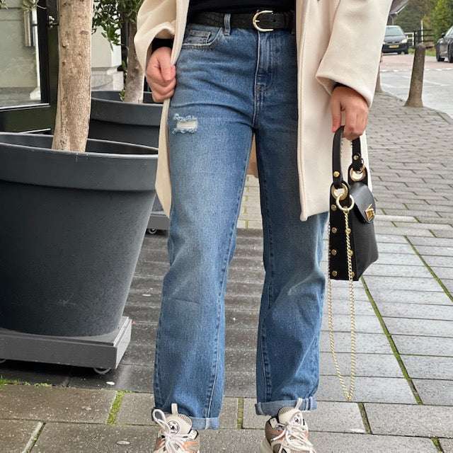 Joss Jeans Ripped-Denim/Blau