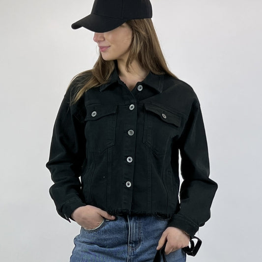 Joss Jacke Denim - Schwarz