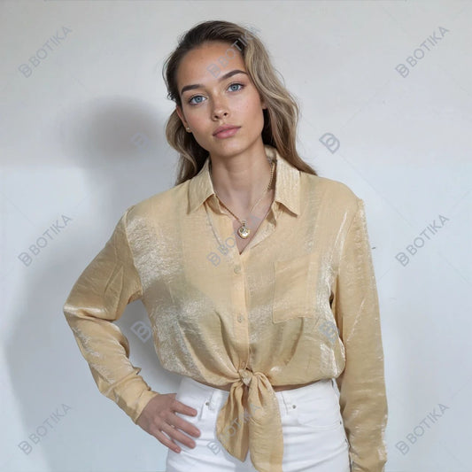 Blouse-Gold