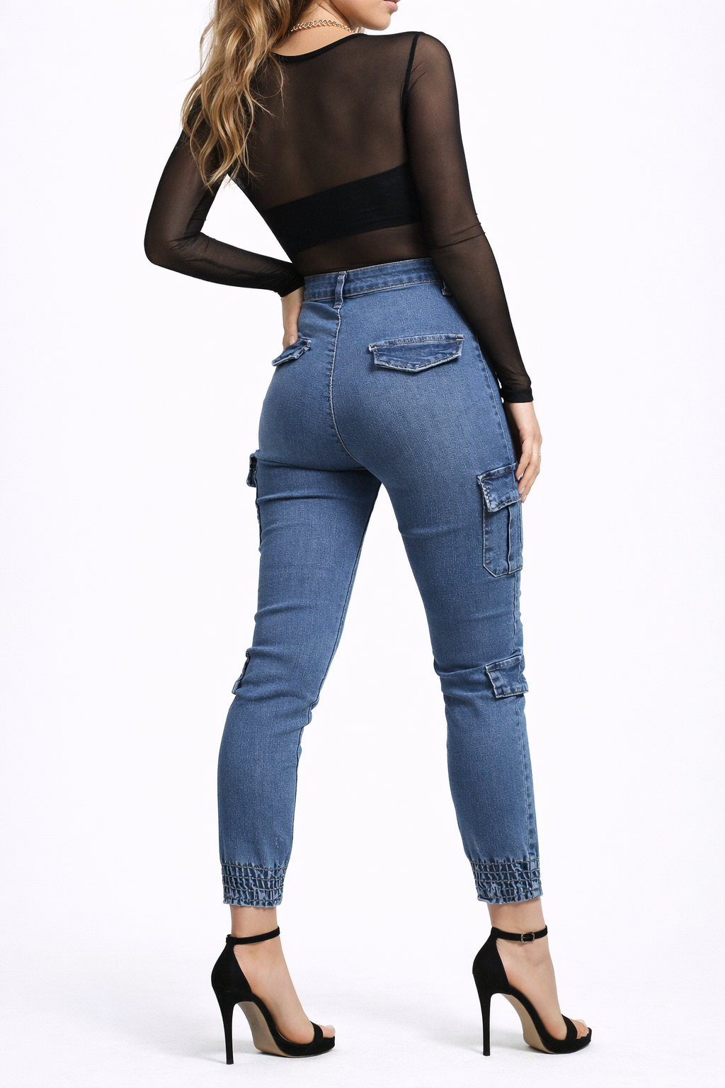 Joss Denim Cargo Blau