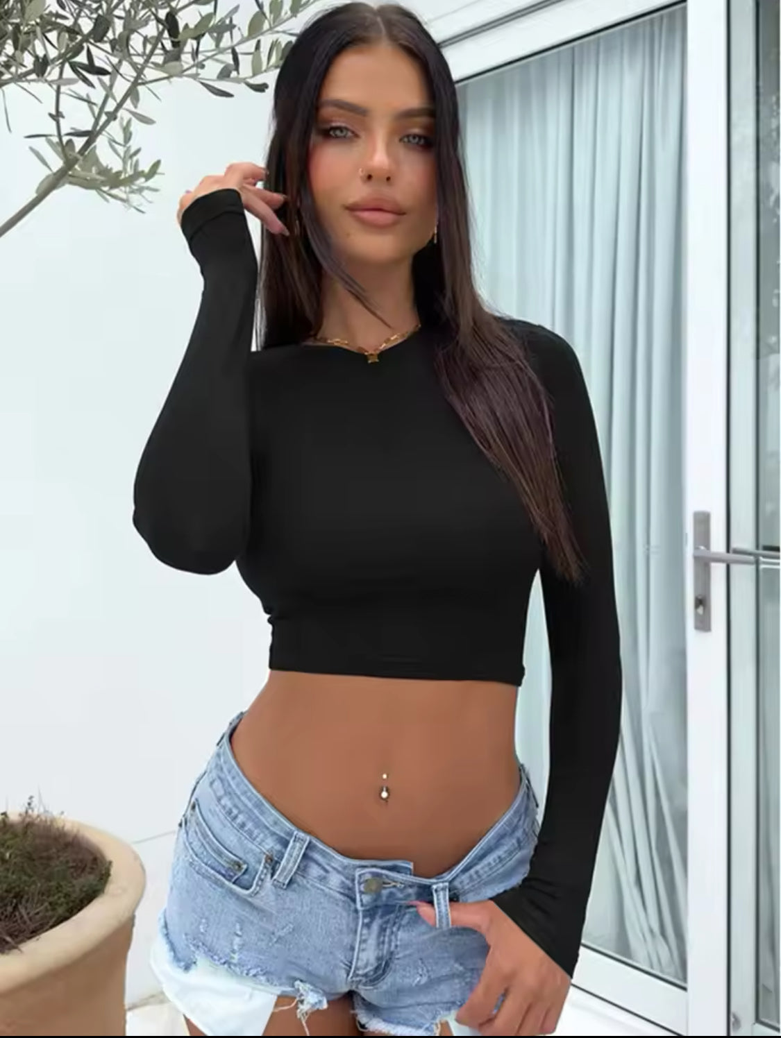 Leela Top-Black