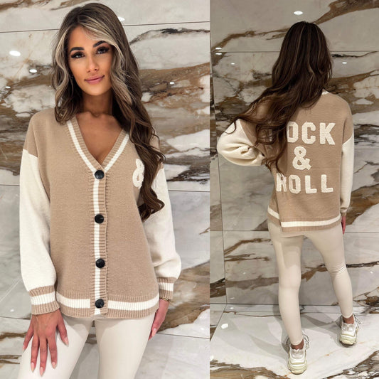 Lucy Rocks-Taupe/White